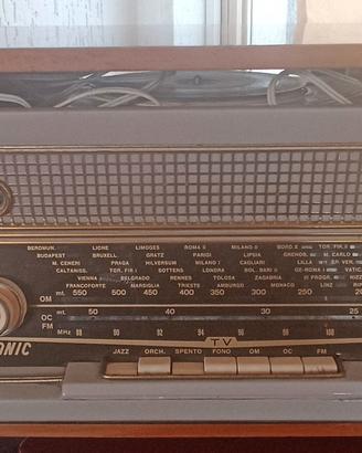 VECCHIA RADIO-GIRADISCHI VINTAGE