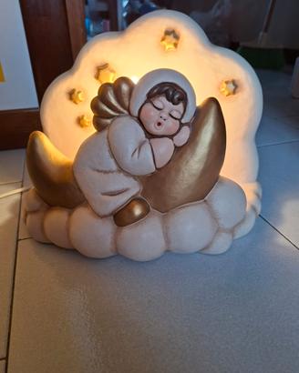 Lampada da tavolo THUN - Angelo custode su luna  