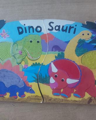 Libro gioco Dino Sauri bambini 3 anni
