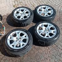 4 cerchi Alfa mito 16" + 2 pneumatici 