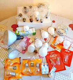 Lotto lampadine varie nuove e usate - elettricità