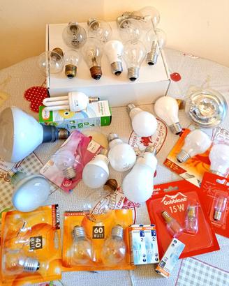 Lotto lampadine varie nuove e usate - elettricità