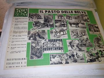 manifesto poster pubblicitario ente radio rurale