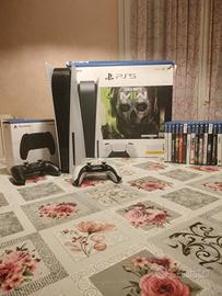 PS5 [versione Disco]  + 2 Controller + Giochi