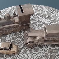 lotto macchinine  salvadanaio    vintage