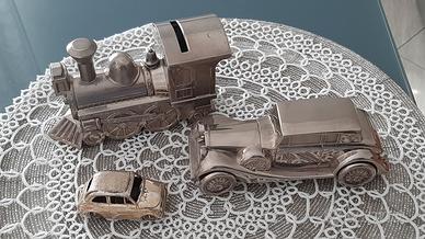 lotto macchinine  salvadanaio    vintage