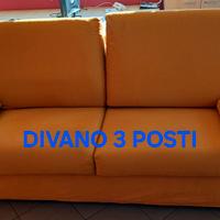 Divano sfoderabile 3 posti