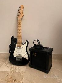 Harley Benton ST-20 chitarra elettrica + amplifica