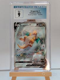 Pokemon TGC card - Dragonite V 192 Evolving skies