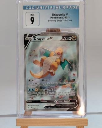 Pokemon TGC card - Dragonite V 192 Evolving skies