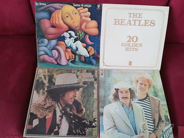 LP B.Dylan, Beatles, Le Orme, Simon&Garfunkel