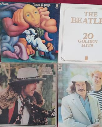 LP B.Dylan, Beatles, Le Orme, Simon&Garfunkel
