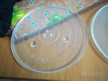 Piatto rotante in vetro per forni a microonde