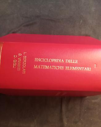 ENCICLOPEDIA  DELLE  MATEMATICHE  ELEMENTARI  N.1°