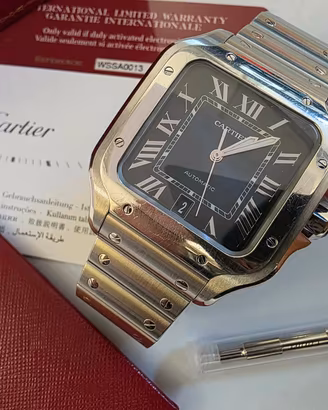 CARTIER SANTOS 100 WSSA0013
QUADRANTE BLU