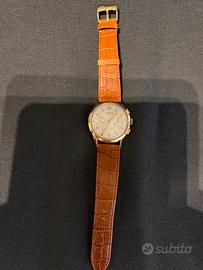 Orologio crono in oro 18k marca monvis anni 60