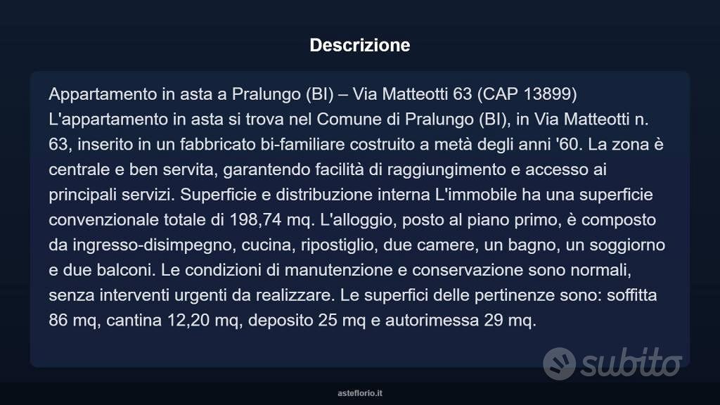 Appartamento – Pralungo, Malavecchia - Vista 5