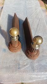 antichi alari camino 