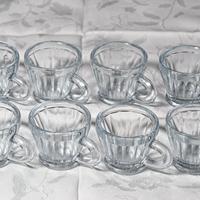 Set 12 bicchierini vintage anni ’40-’50 in vetro