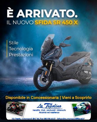 Voge SR 450 X - ADV - PROMO LANCIO - CHIAVI IN MAN
