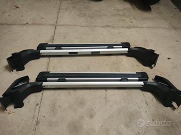 barre originali Peugeot con porta sci da 6 paia 