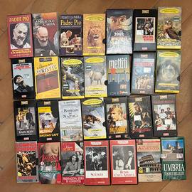 Lotto Vhs film e documentari padre pio animali