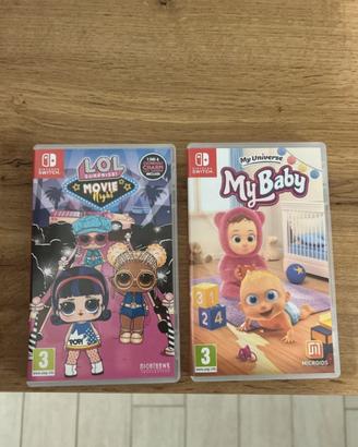 2 giochi per Nintendo switch e switch lite