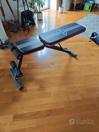 panca reclinabile palestra 