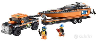 Lego City 60085 - 4x4 trasporta motoscafo