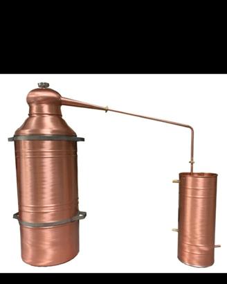 Alambicco da 100 litri a serpentina, distillatore 