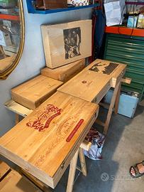 Cassette vino legno