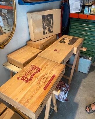 Cassette vino legno