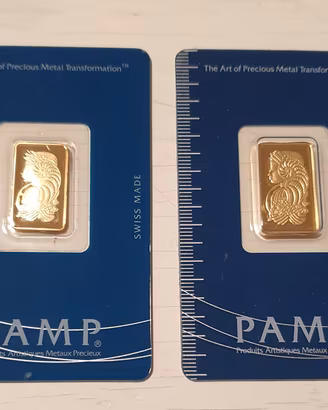lingottini oro 2.5gr + 5gr