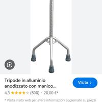 Tripode in alluminio 