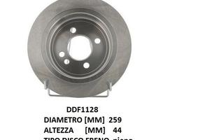 DDF1128 COPPIA DISCO FRENO POSTERIORE FERODO BMW M