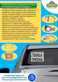 Porta targa prova magnetica kit vetro con calamite - Accessori Auto In  vendita a Treviso