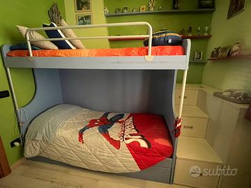 Letto a castello con mobile