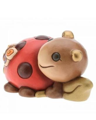 thun Coccinella Con Farfalla Su Dorso 