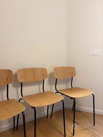 Sedie legno FDB Mobler (Holmen) — Wooden chairs