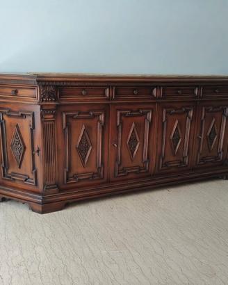 Grande credenza / buffet in legno massello