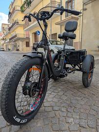 TRICICLO BICI ELETTRICA Z-TECH FAT TRIKE 250W