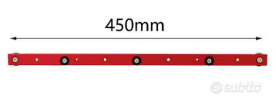 Guida T-track per banco sega e fai da te