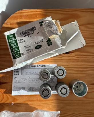 Bulloni antifurto Range Rover Velar Evoque