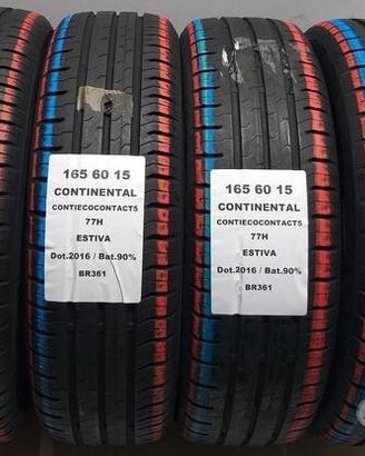 4 gomme 165 60 15 continental br361