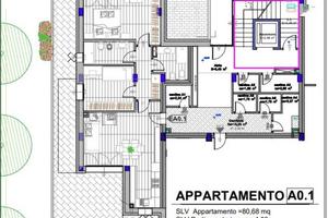 Appartamento di 111 m² con 3 locali e box auto dop