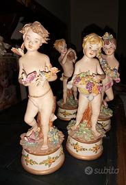 Capodimonte Putti - Le 4 stagioni -