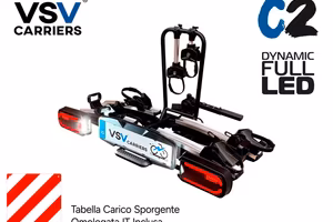 Portabici da gancio traino VSV C2