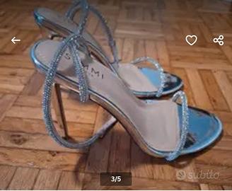 sandali argentati n.39