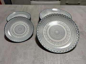 Servizio piatti 12 pz in ceramica Casa Collection