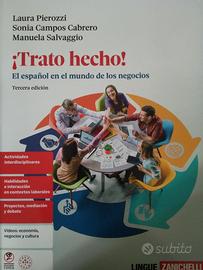 libro di spagnolo trato hecho scuola superiore 